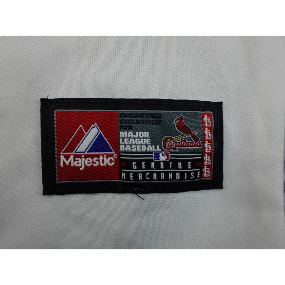 Majestic Baseball Jersey‎ Youth Large White 2011 World Series David Freese 23
